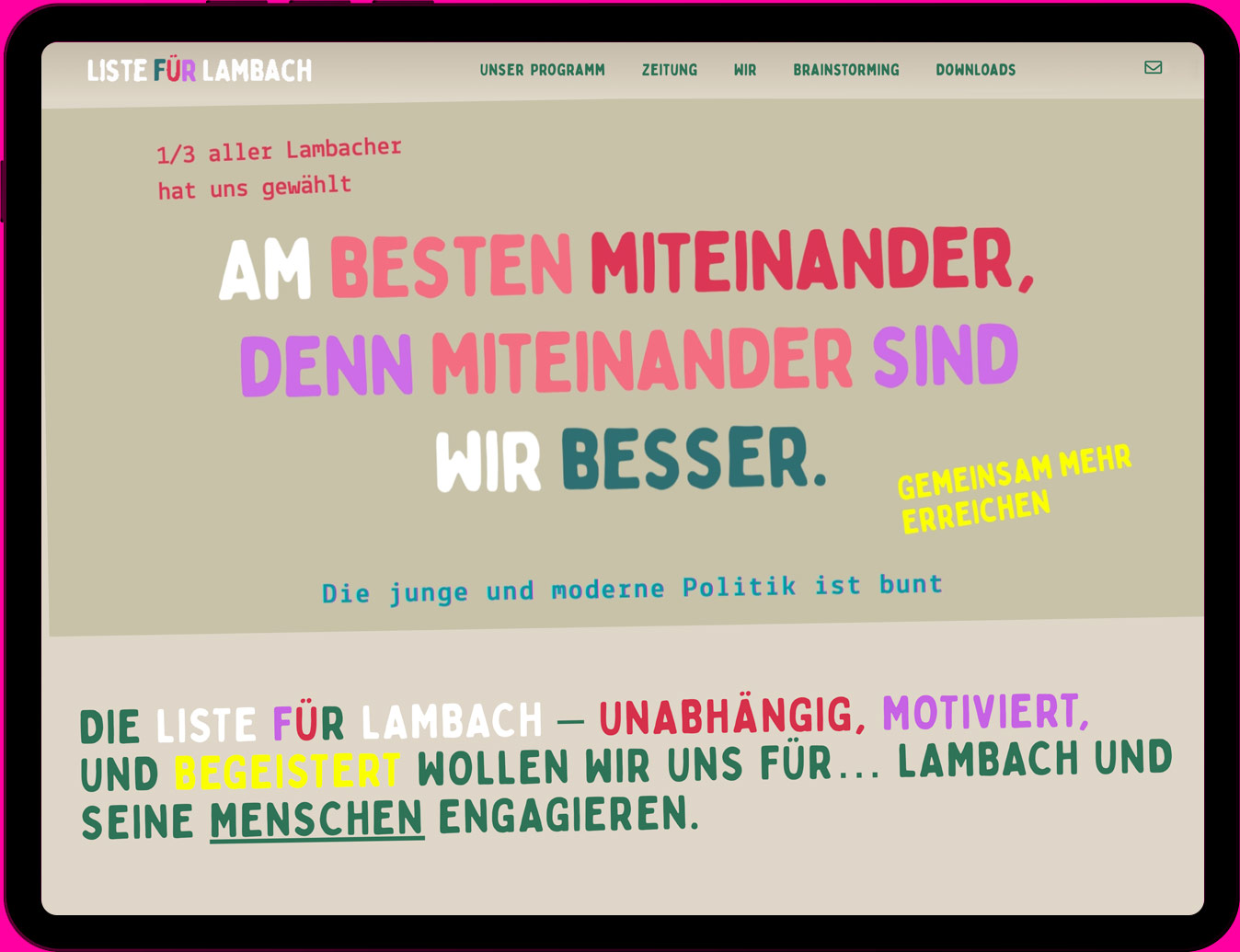 Liste für Lambach