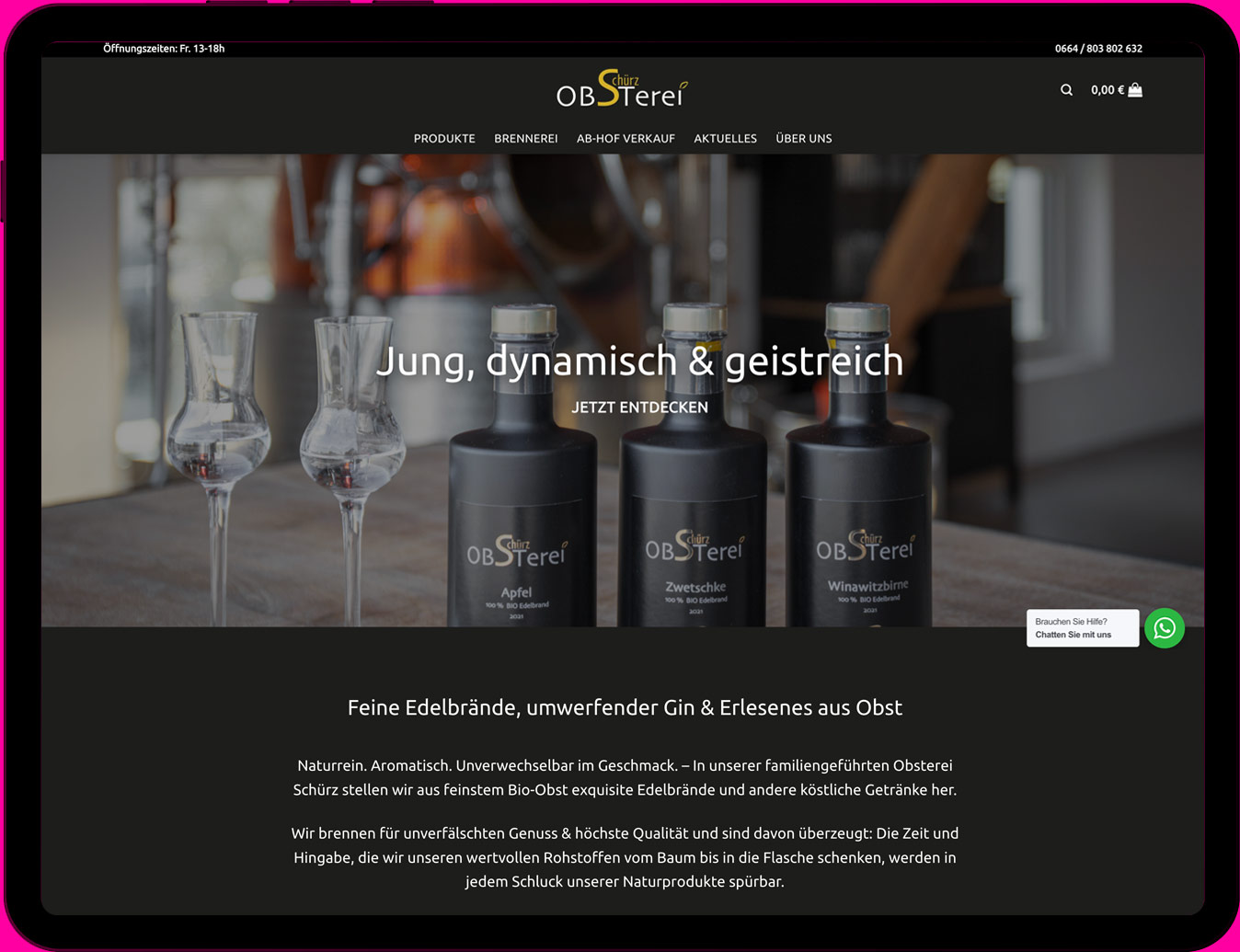 Obsterei Webshop