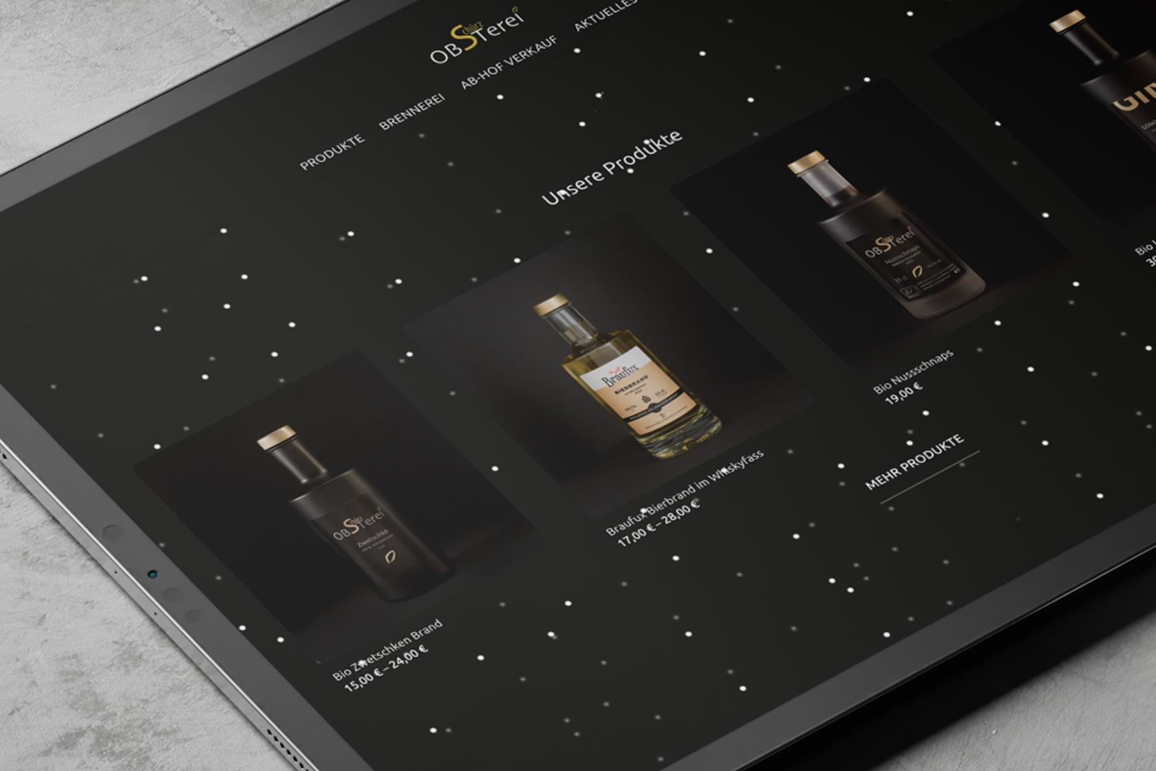 Obsterei Schürz: "Online Shop Obsterei Schürz Oberösterreich E-Commerce"